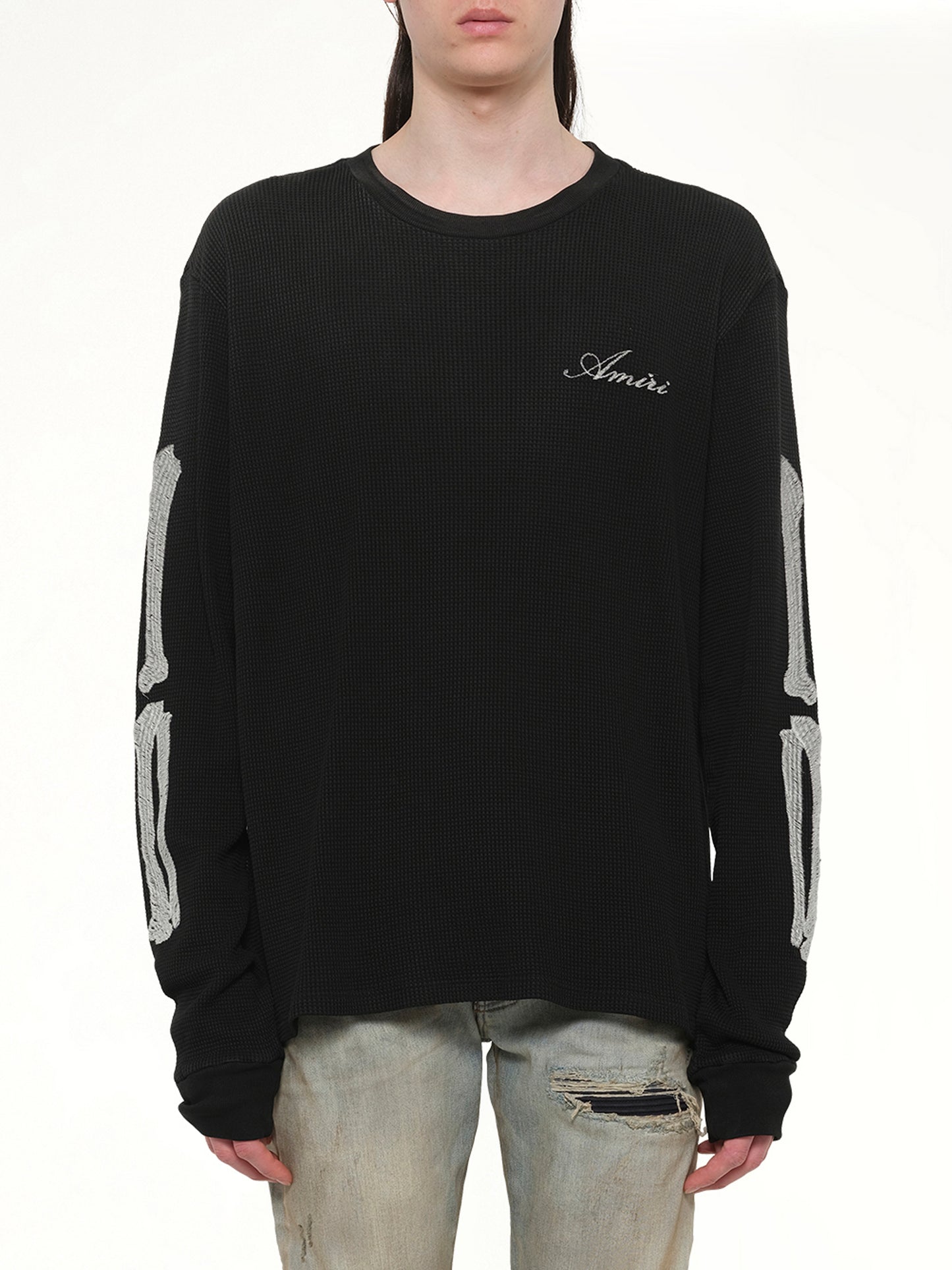 Bones LS T-Shirt in Black