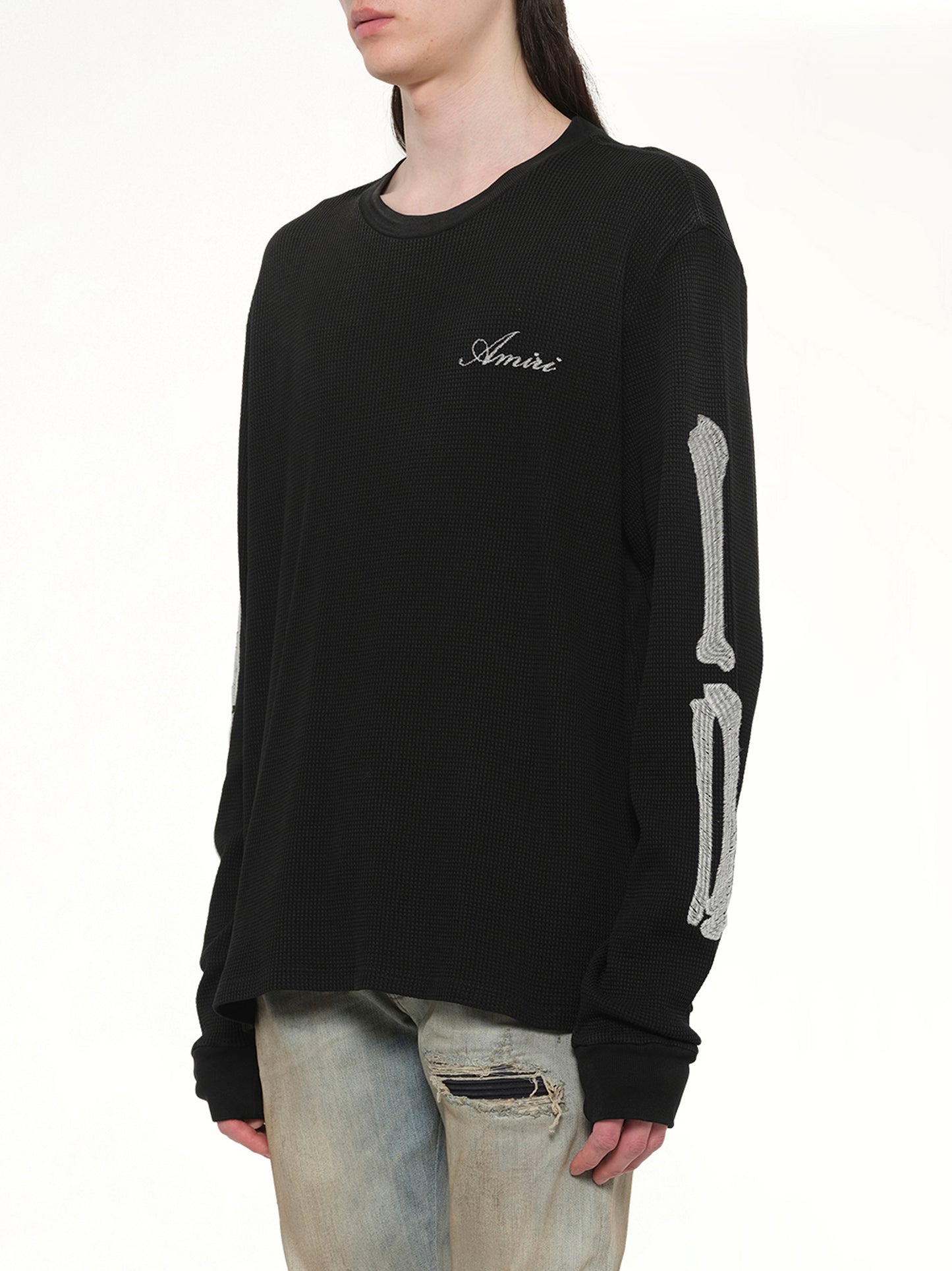 Bones LS T-Shirt in Black