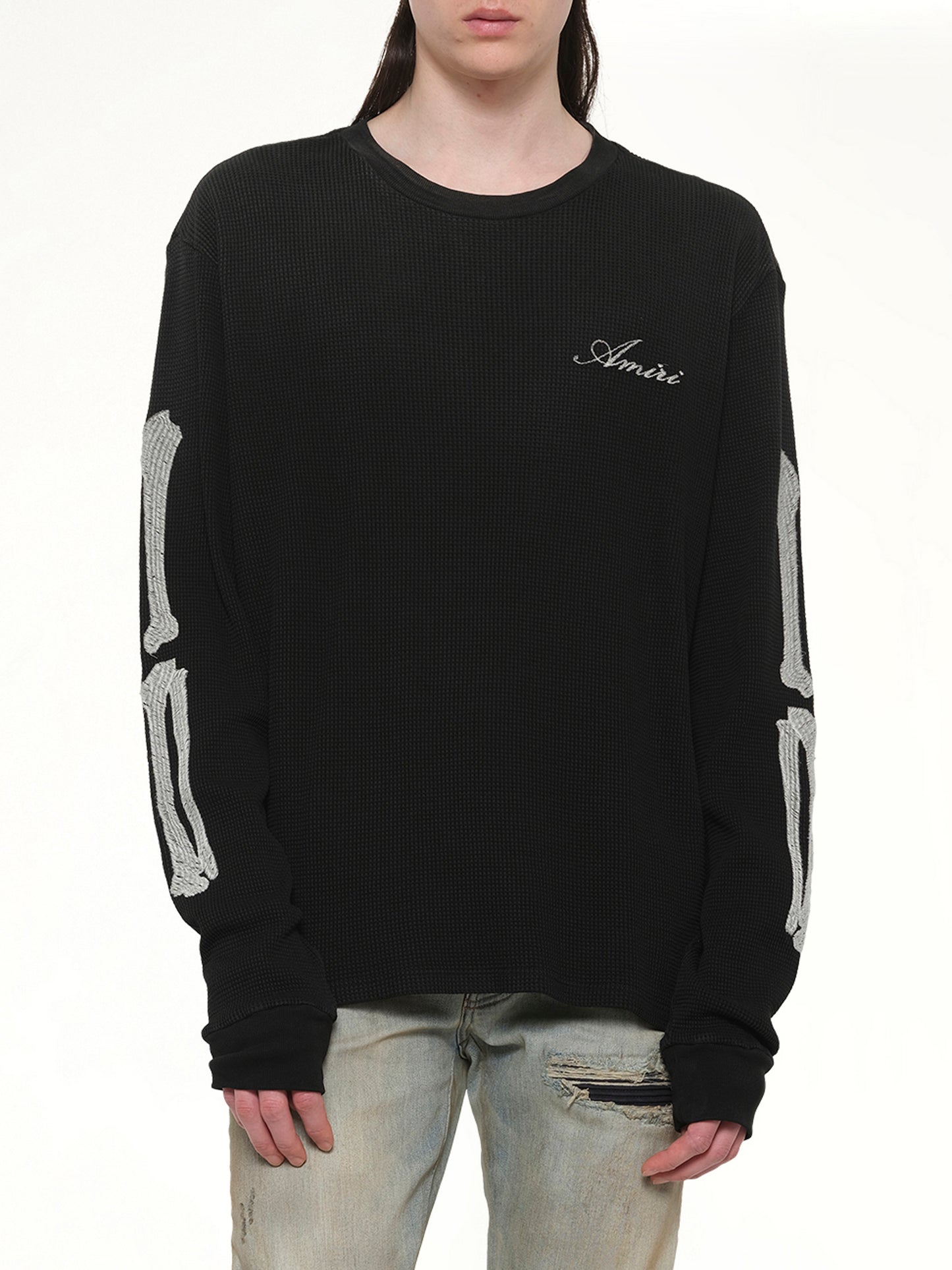 Bones LS T-Shirt in Black