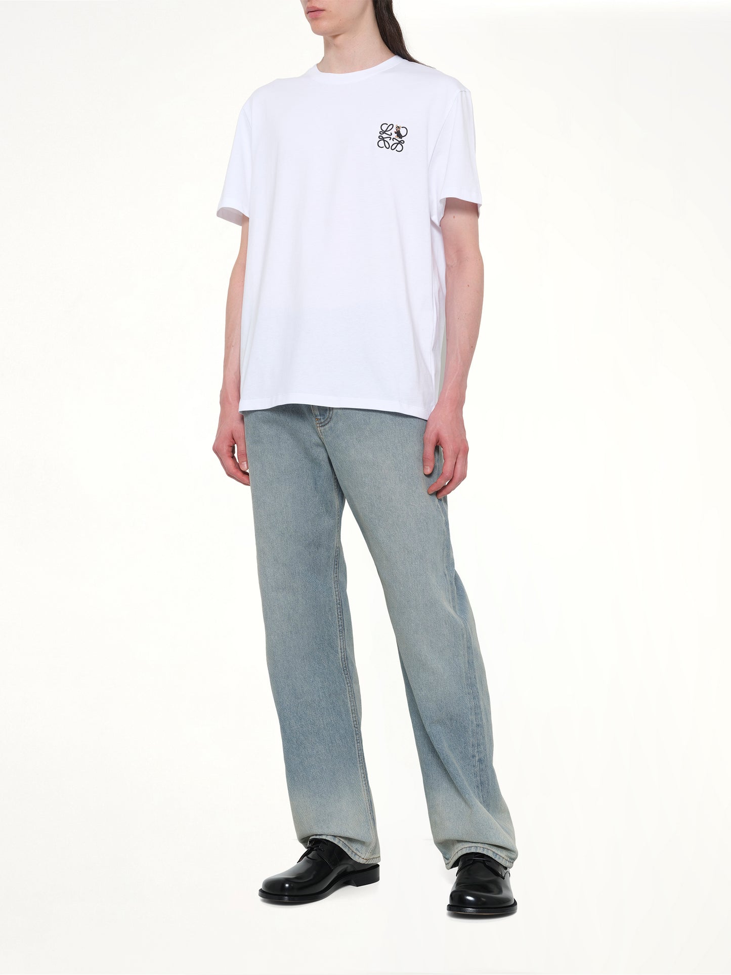 Anagram Cat T-Shirt in White