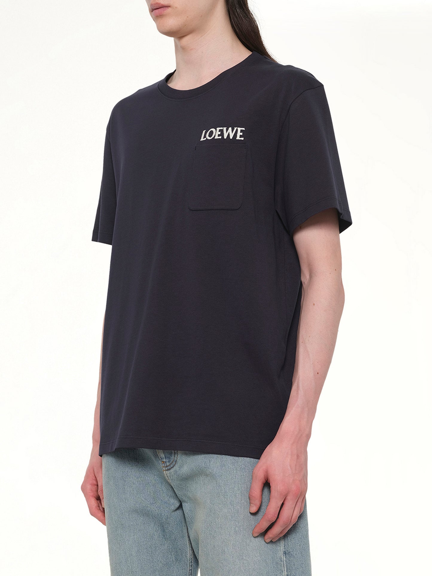 Loewe Relaxed Fit T-Shirt in Dark Navy Blue