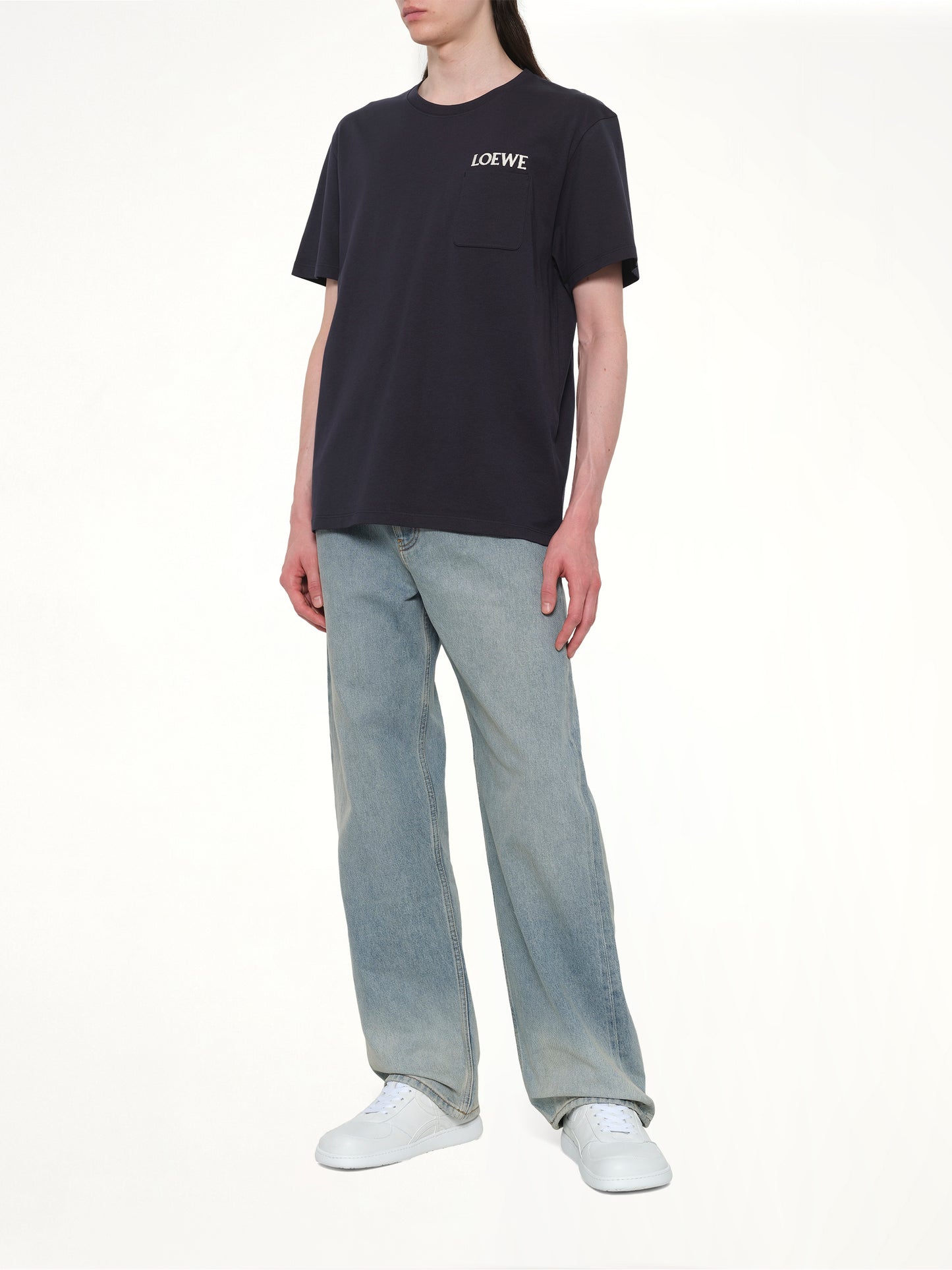 Loewe Relaxed Fit T-Shirt in Dark Navy Blue