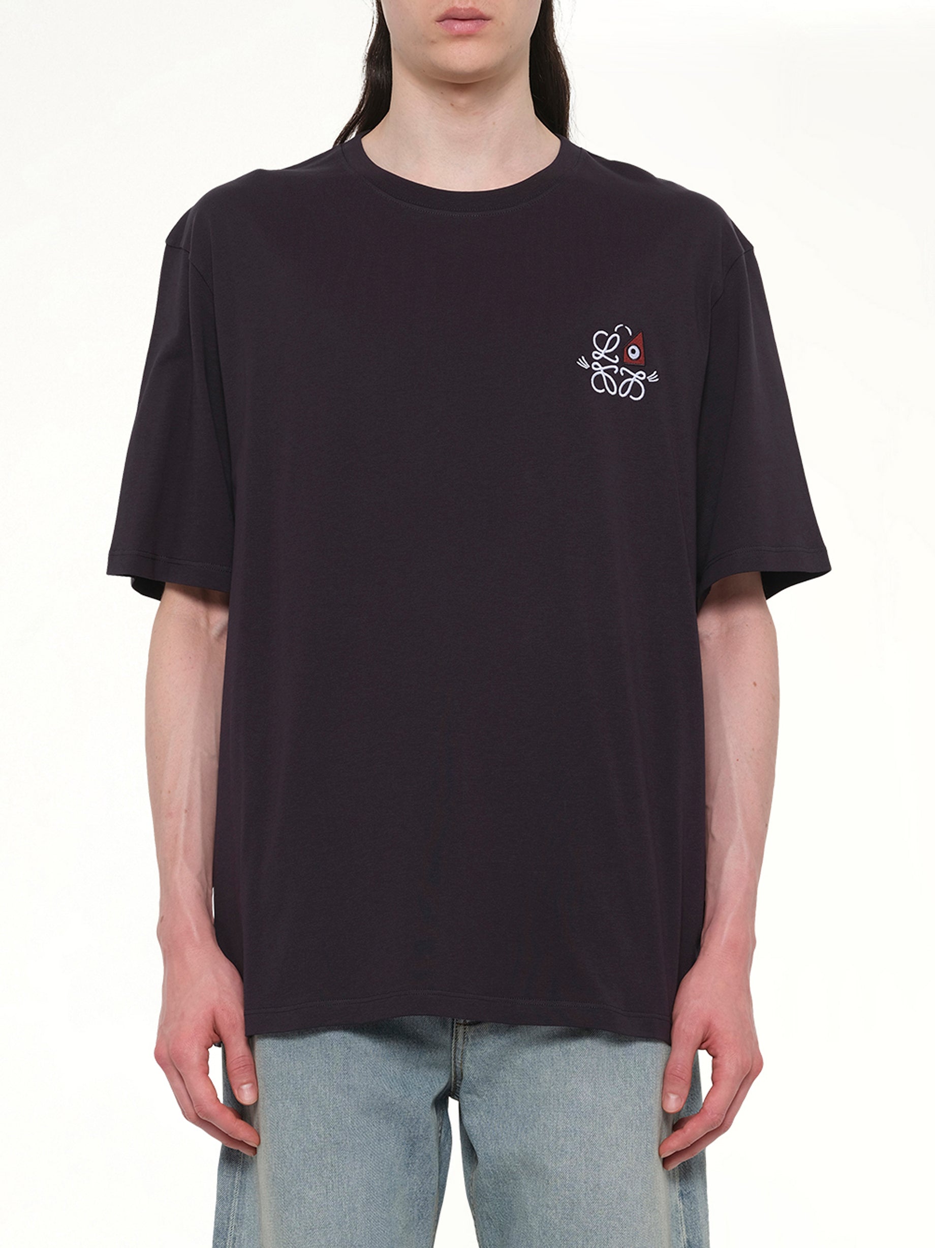 Loose Fit T-Shirt in Navy Blue