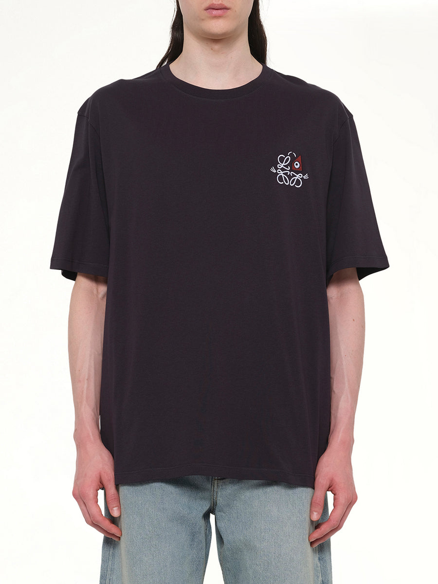 Loose Fit T-Shirt in Navy Blue