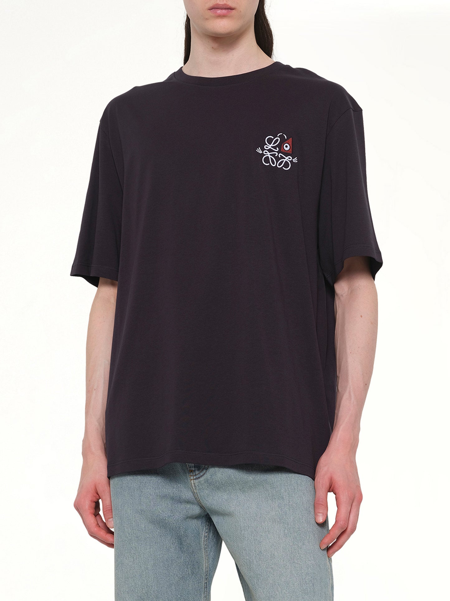 Loose Fit T-Shirt in Navy Blue