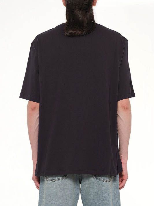 Loose Fit T-Shirt in Navy Blue