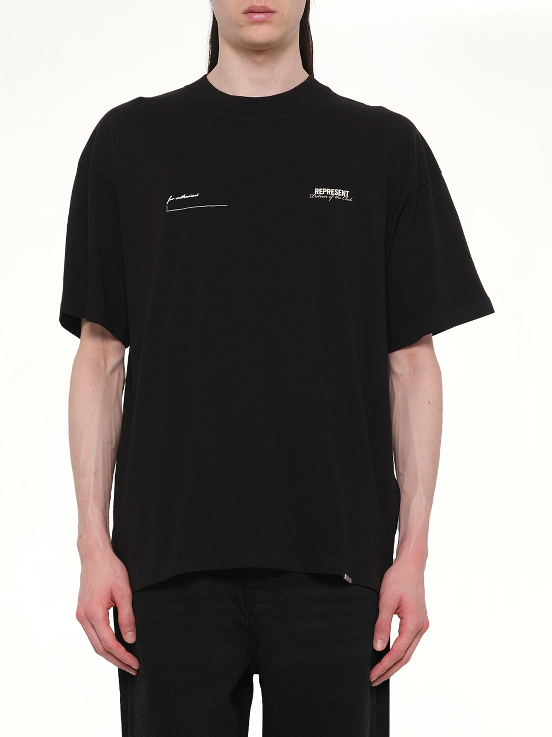 Patron of the Club T-Shirt in Black