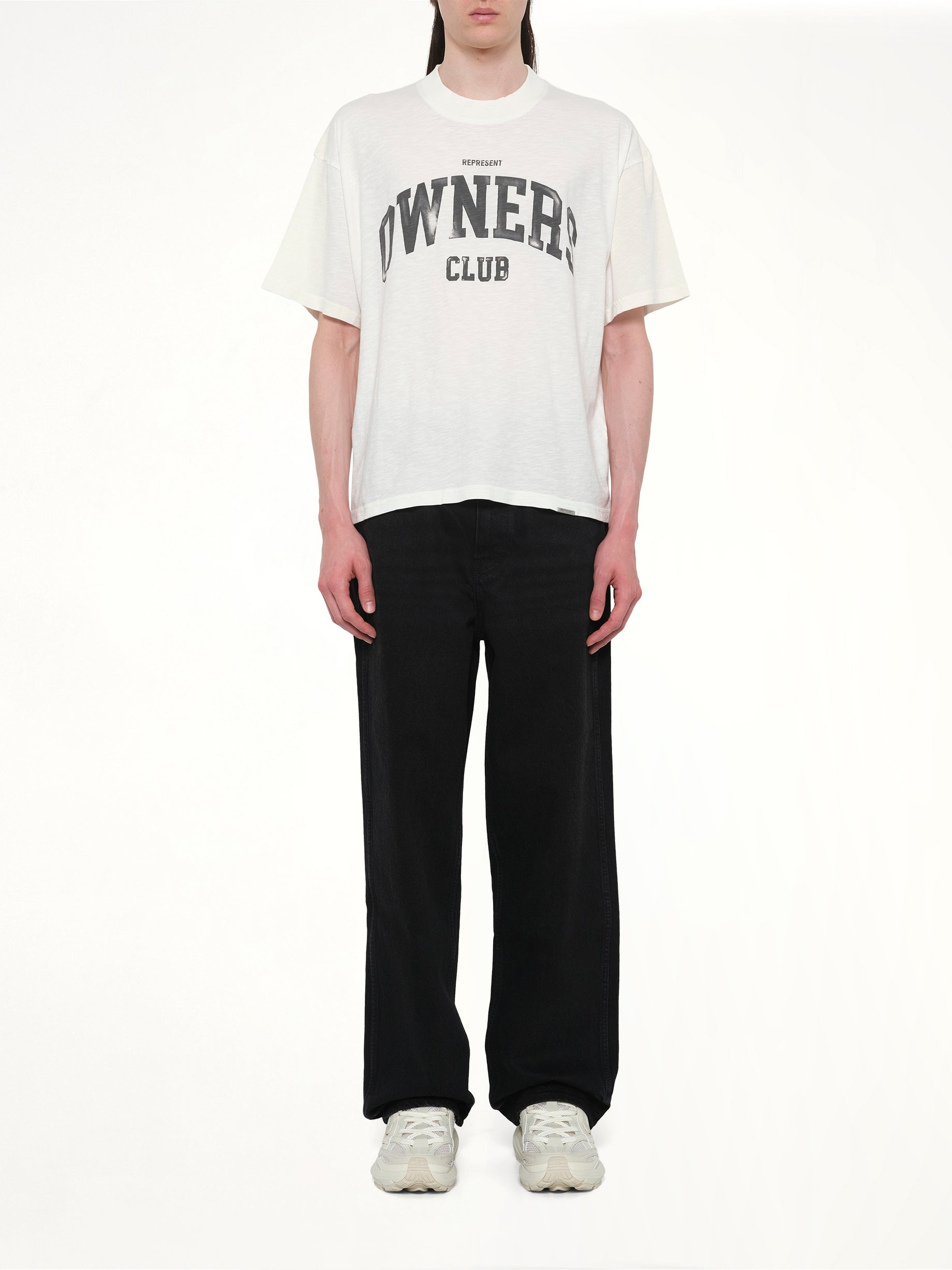 Represent Owners Club T-Shirt in Flat White