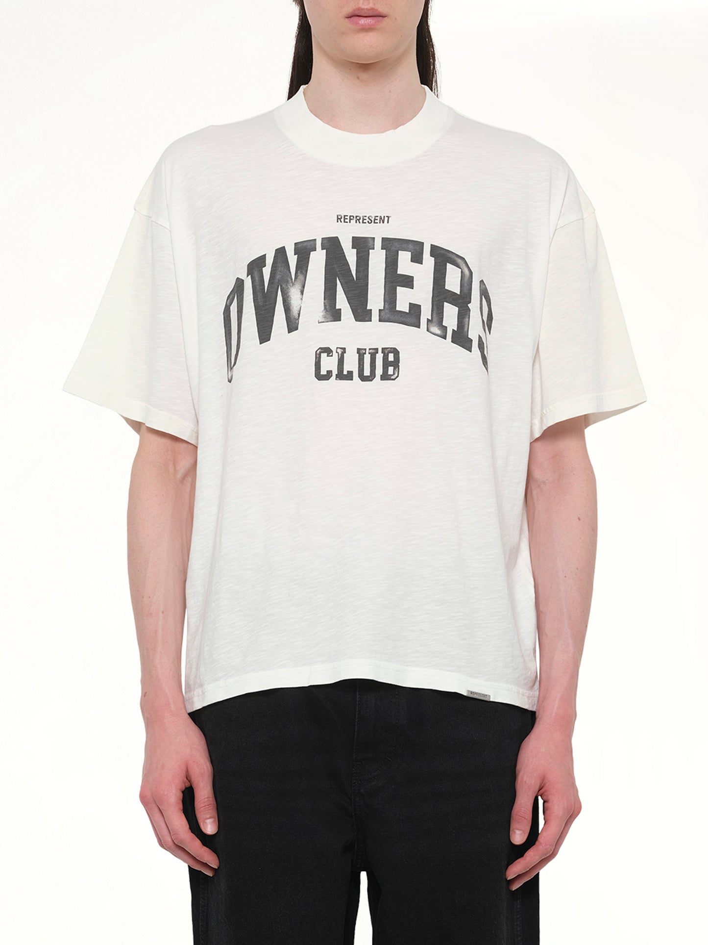 Represent Owners Club T-Shirt in Flat White