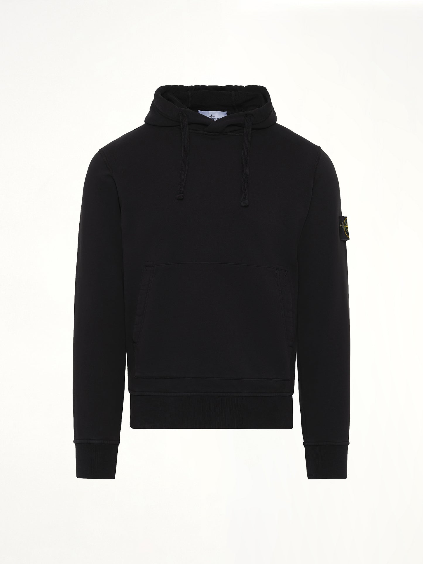 6100062 Cotton Fleece Hoodie in Black