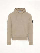 610006 Cotton Fleece Hoodie in Desert