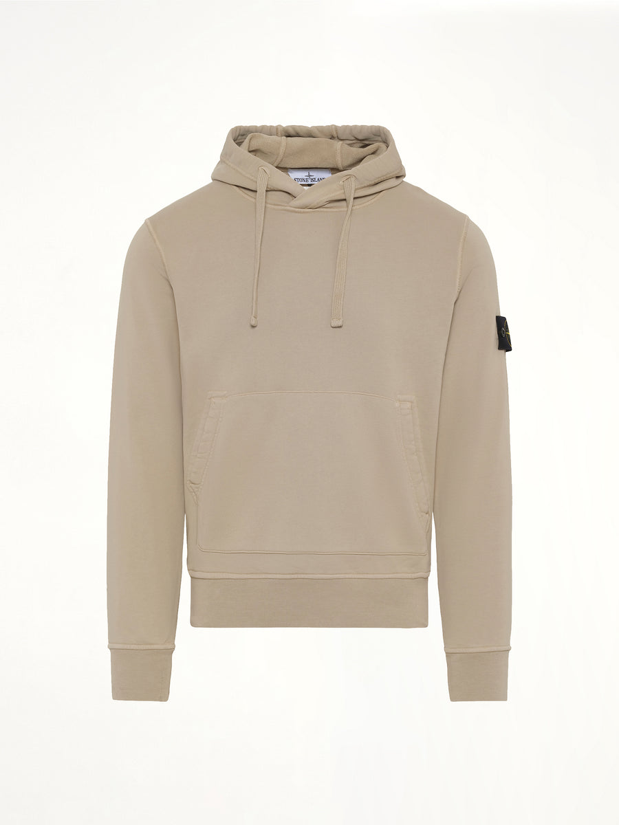 610006 Cotton Fleece Hoodie in Desert