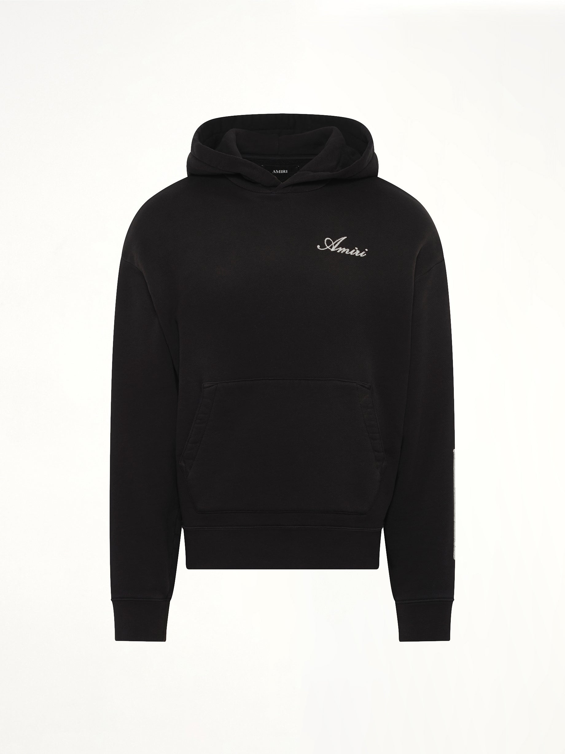 AMIRI Bones Oversized Hoodie in Black Product Photo from MARAIS
