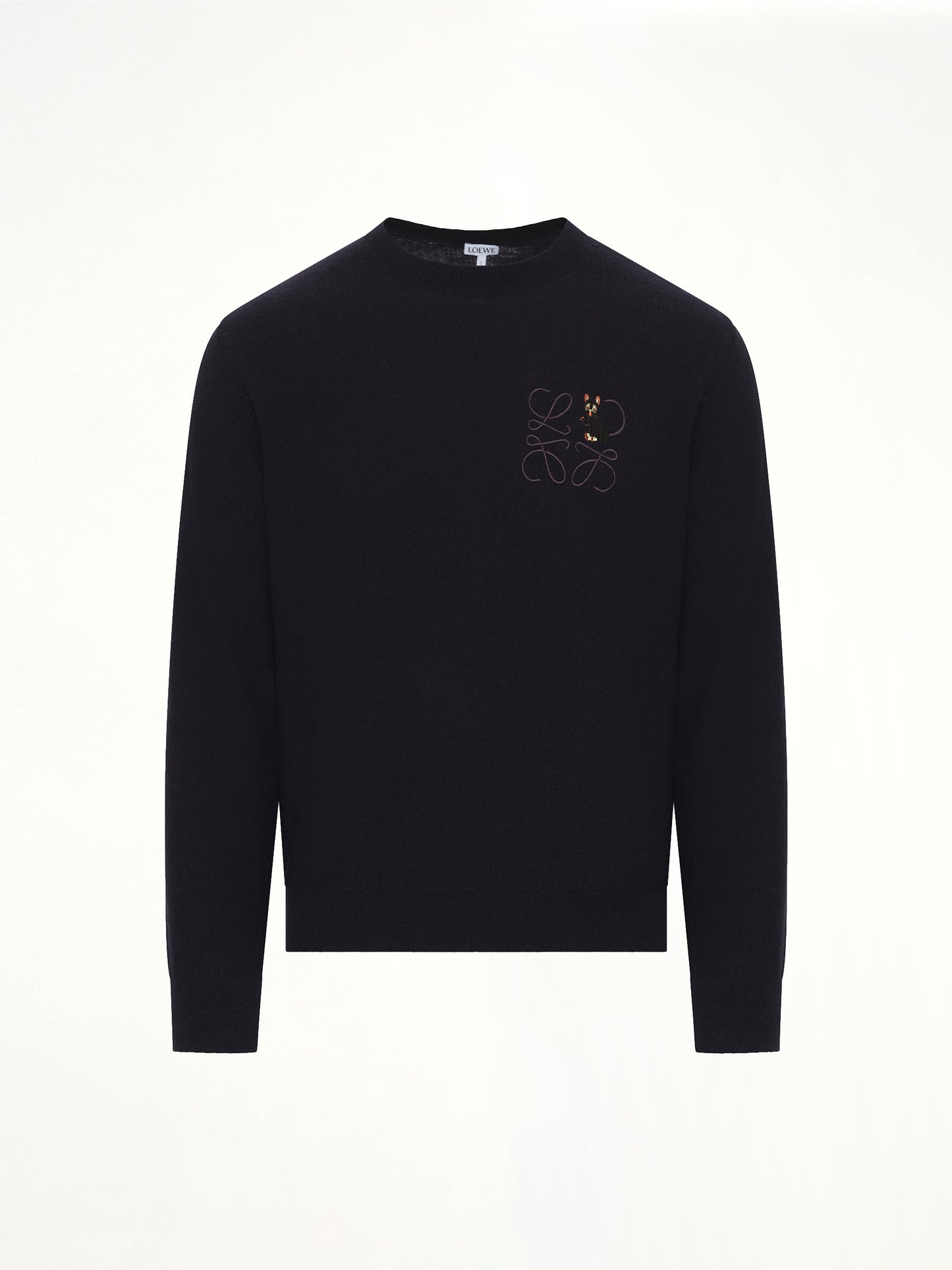 Knit Sweater in Dark Navy Blue