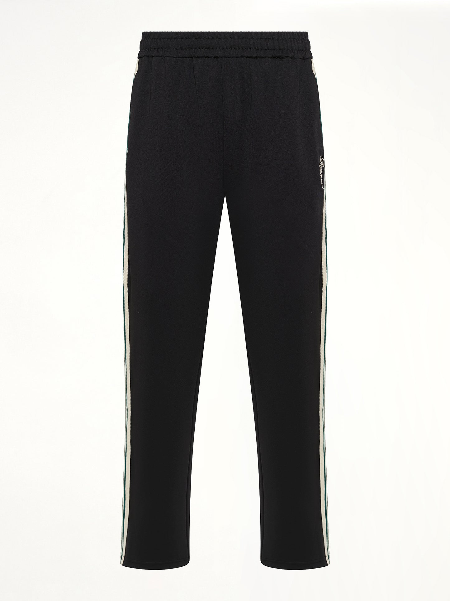 Taped Track Pant in Jet Black