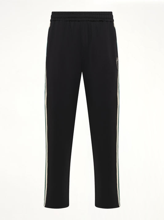 Taped Track Pant in Jet Black