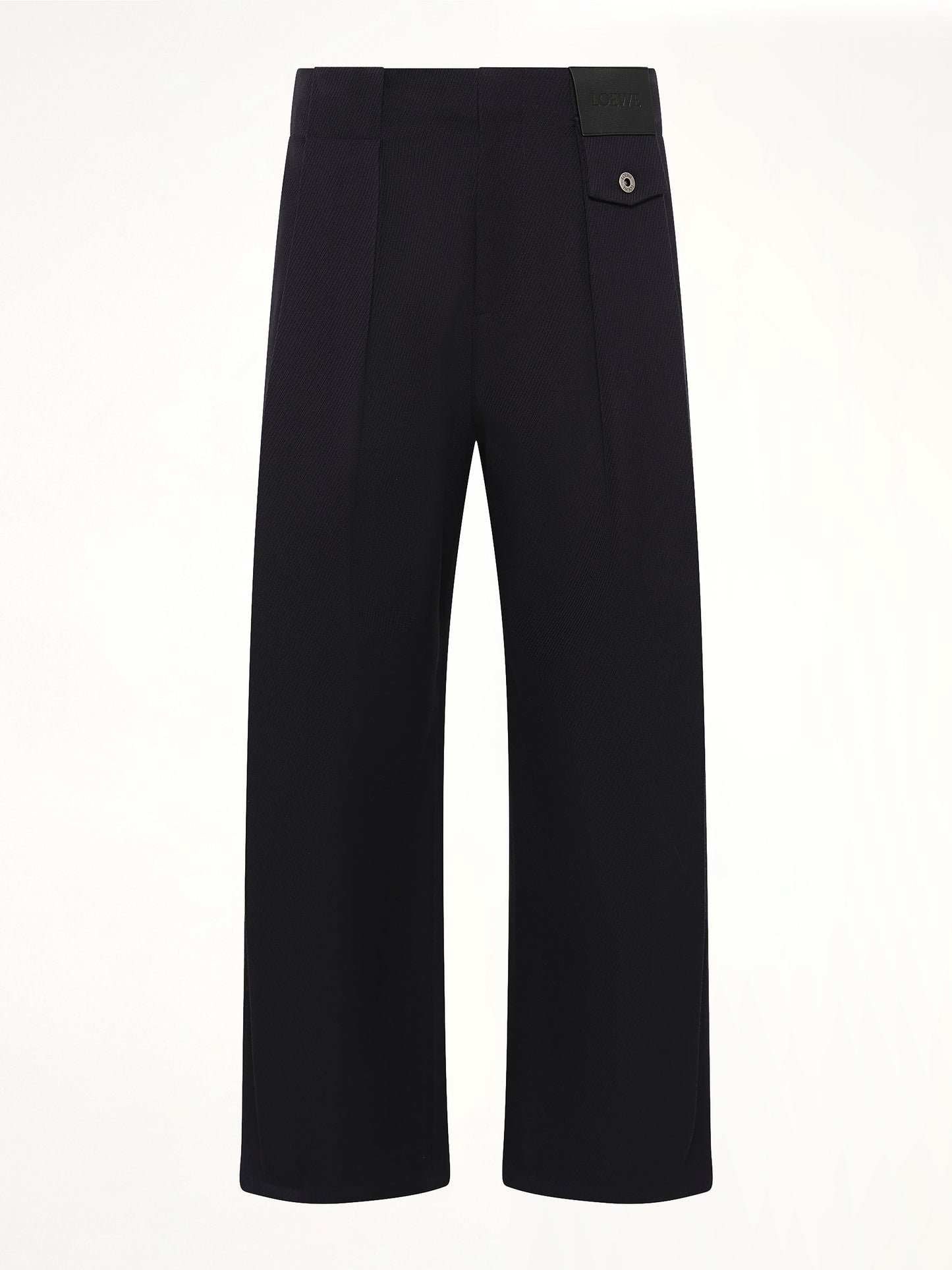 Belted Trouser AF in Dark Navy Blue