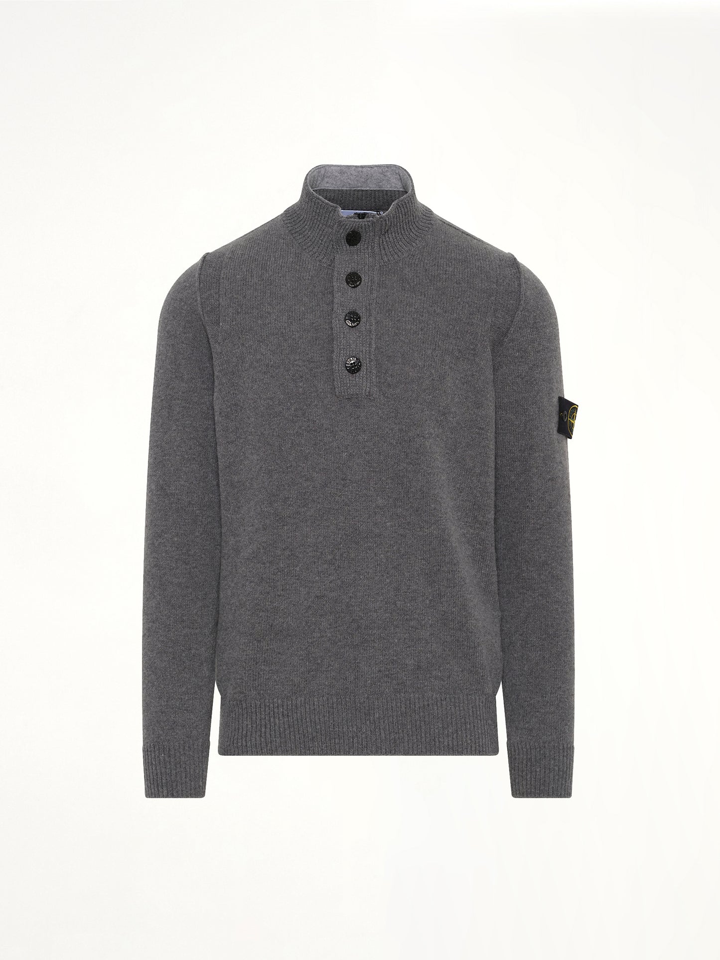 510004 Lambs Wool LS Polo in Cement Melange