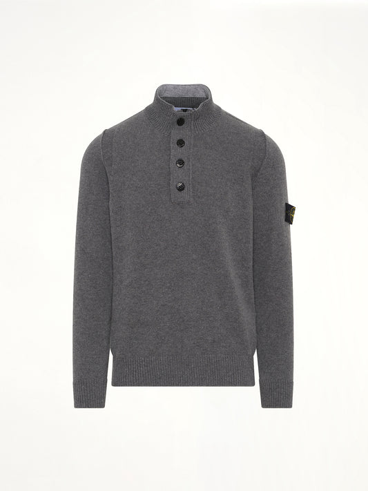 510004 Lambs Wool LS Polo in Cement Melange