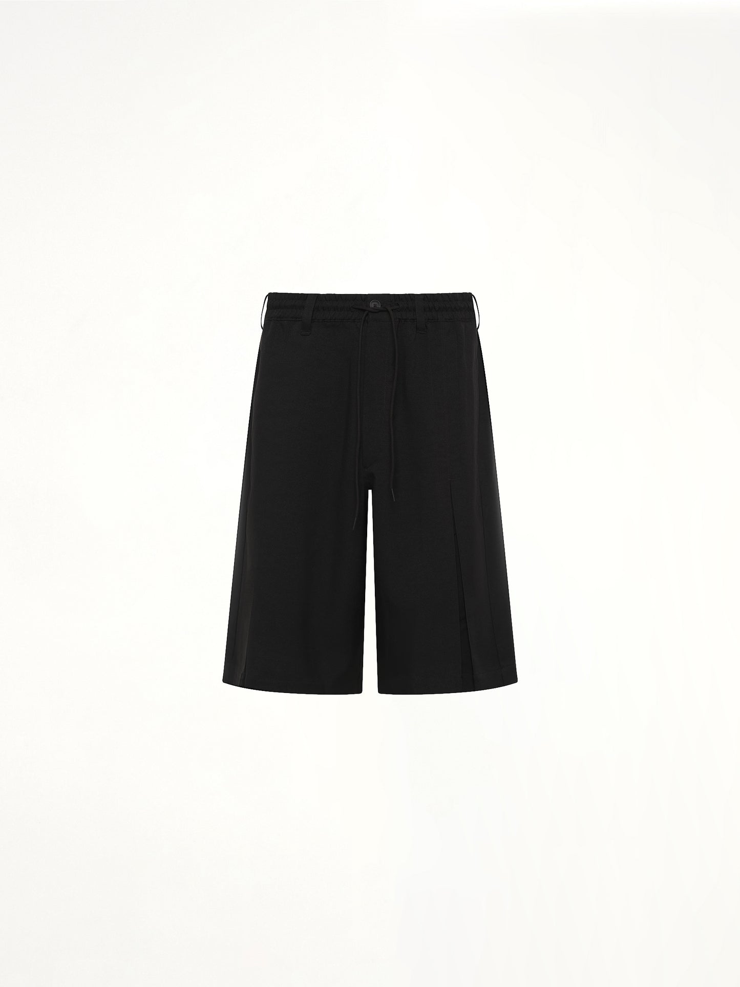 Pleated Shorts in Black