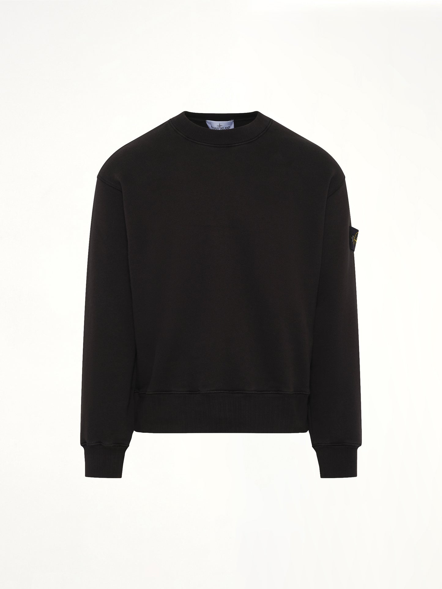 610002 Heavy Cotton Fleece Sweatshirt in Black