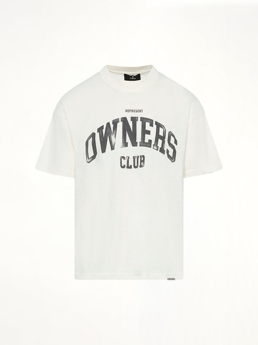 Represent Owners Club T-Shirt in Flat White