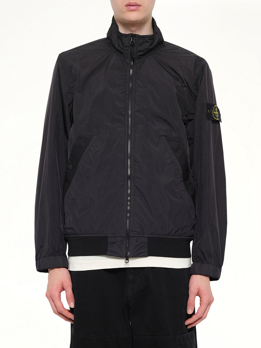 4100002 Crinkle Reps Jacket in Black