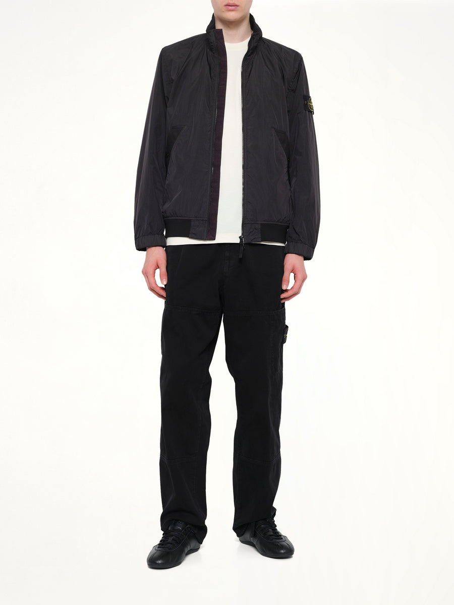 4100002 Crinkle Reps Jacket in Black