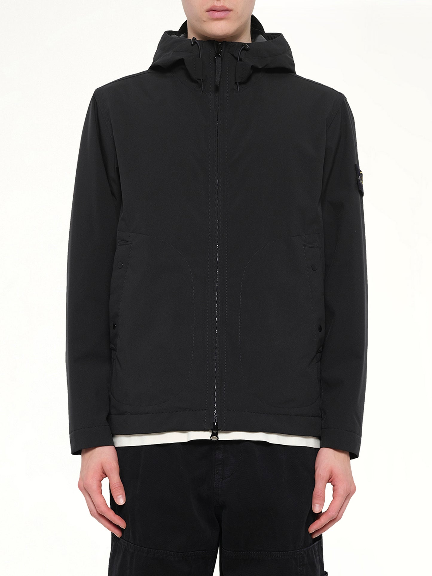 4100108 Short Parka in Black