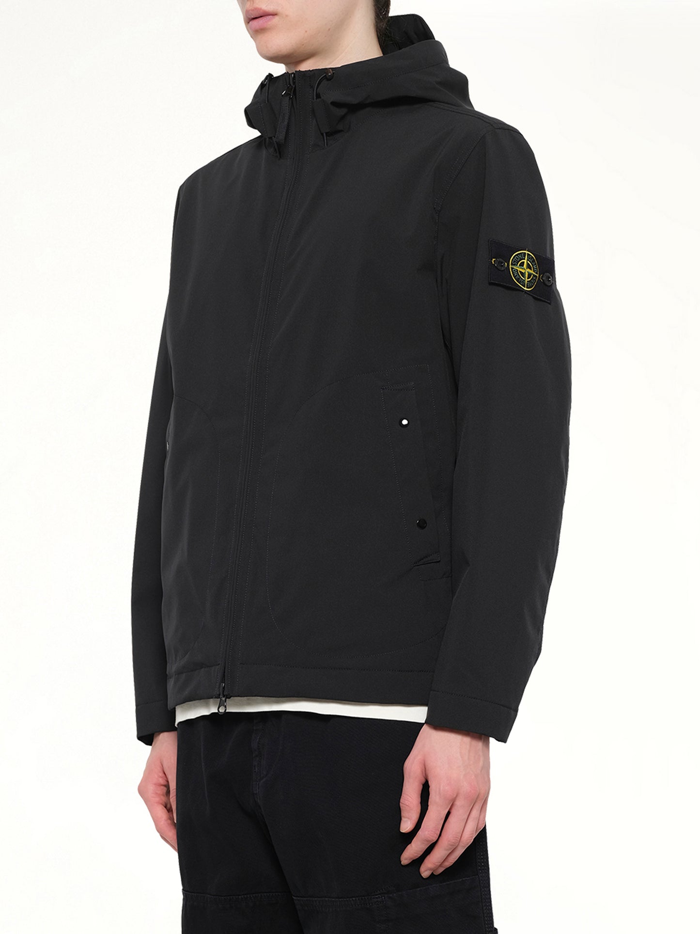 4100108 Short Parka in Black