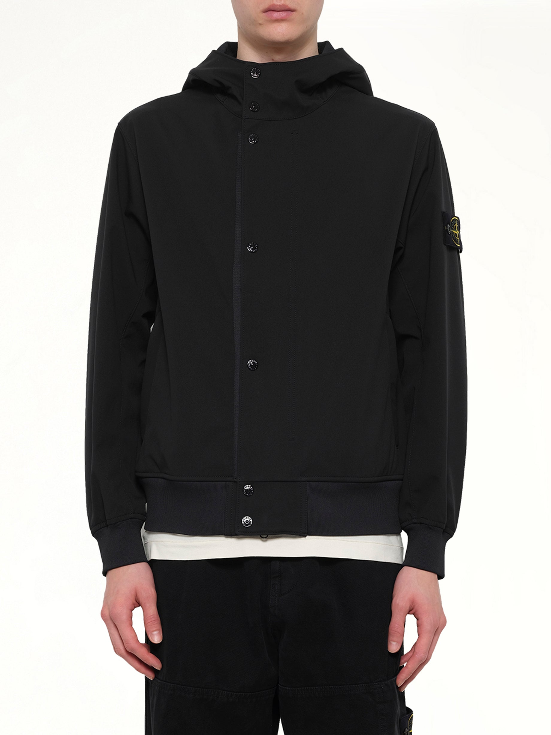 4100118 Short Parka in Black