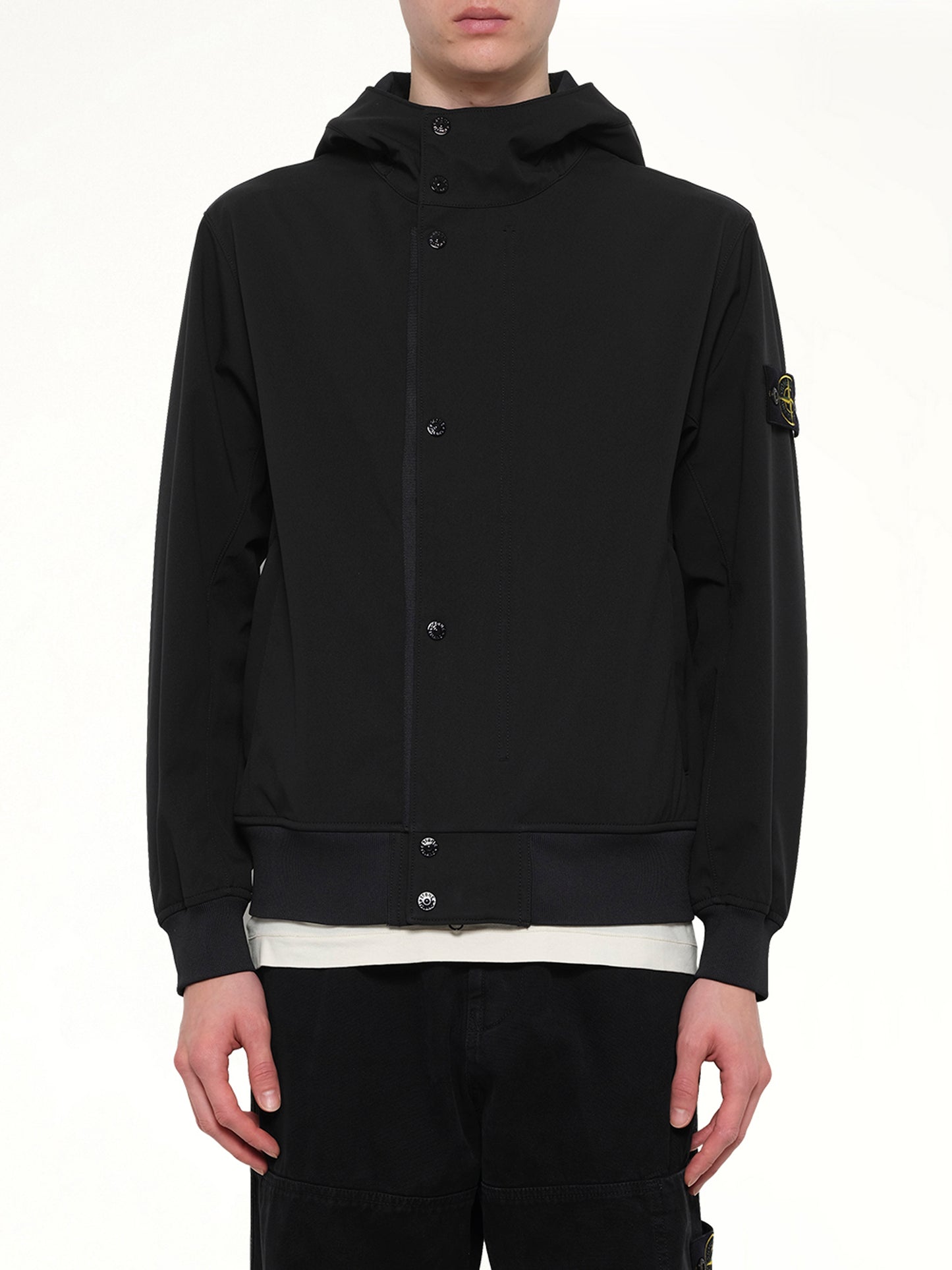 4100118 Short Parka in Black