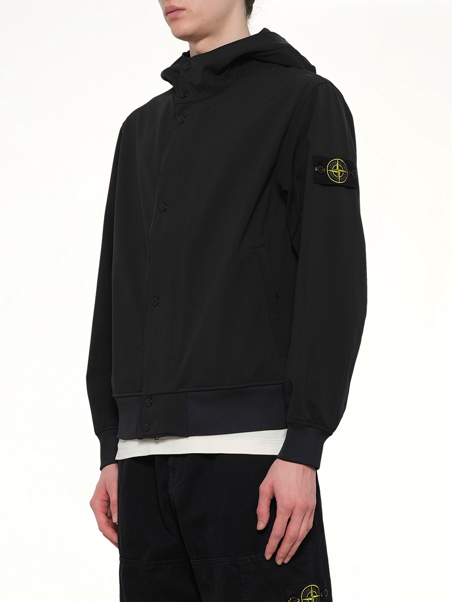 4100118 Short Parka in Black