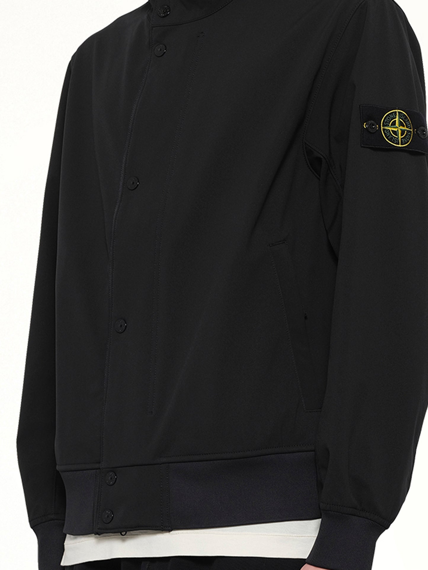 4100118 Short Parka in Black