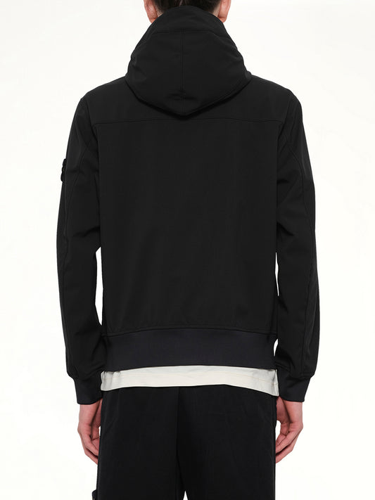 4100118 Short Parka in Black