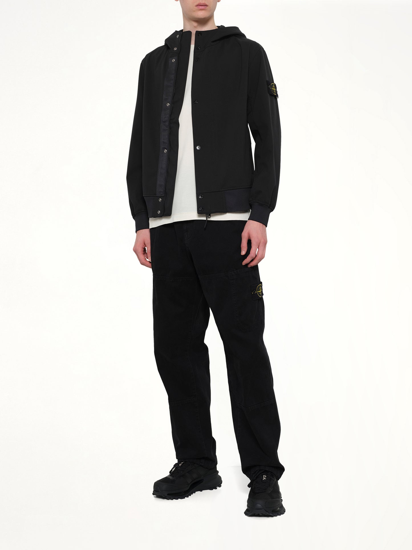 4100118 Short Parka in Black