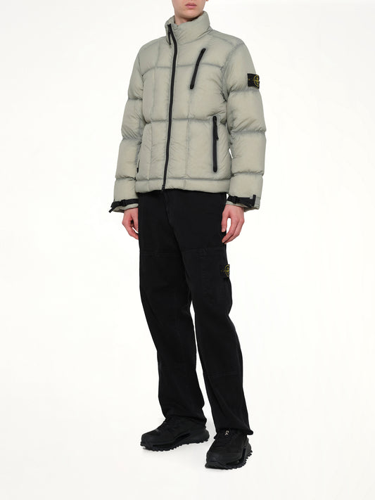 4100017 Light Nylon Tela Puffer in Green