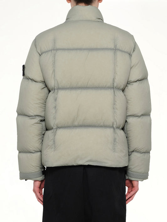 4100017 Light Nylon Tela Puffer in Green