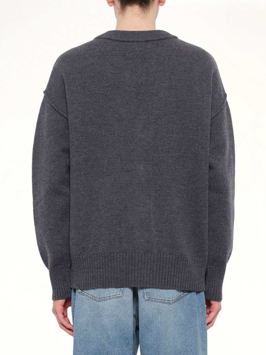 Ami De Coeur Cardigan in Grey