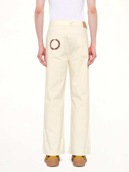Kidsuper X Mercedes Benz Work Pants in Cream
