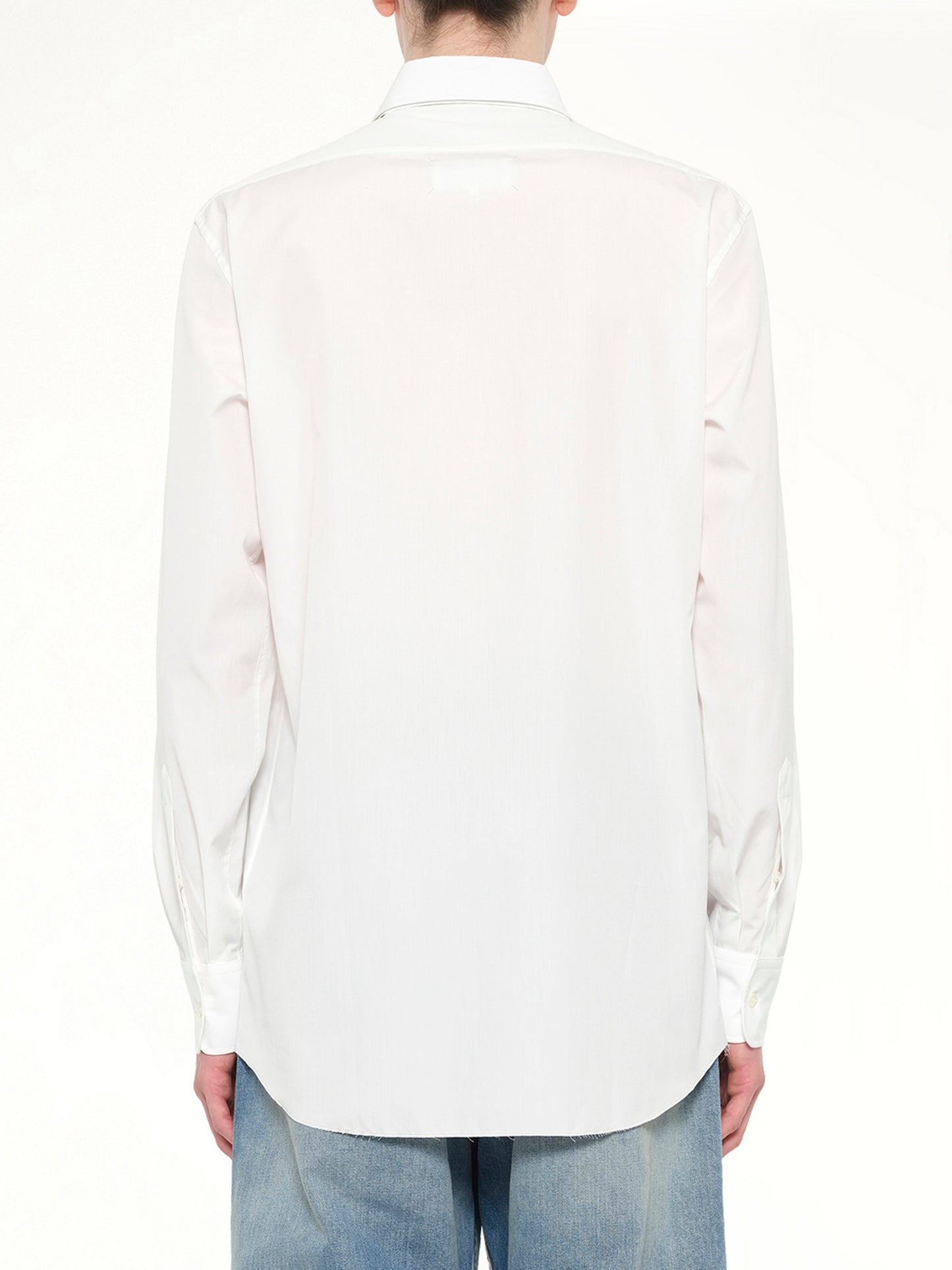 Long Sleeve Shirt in Off White