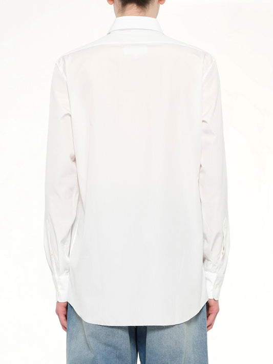 Long Sleeve Shirt in Off White