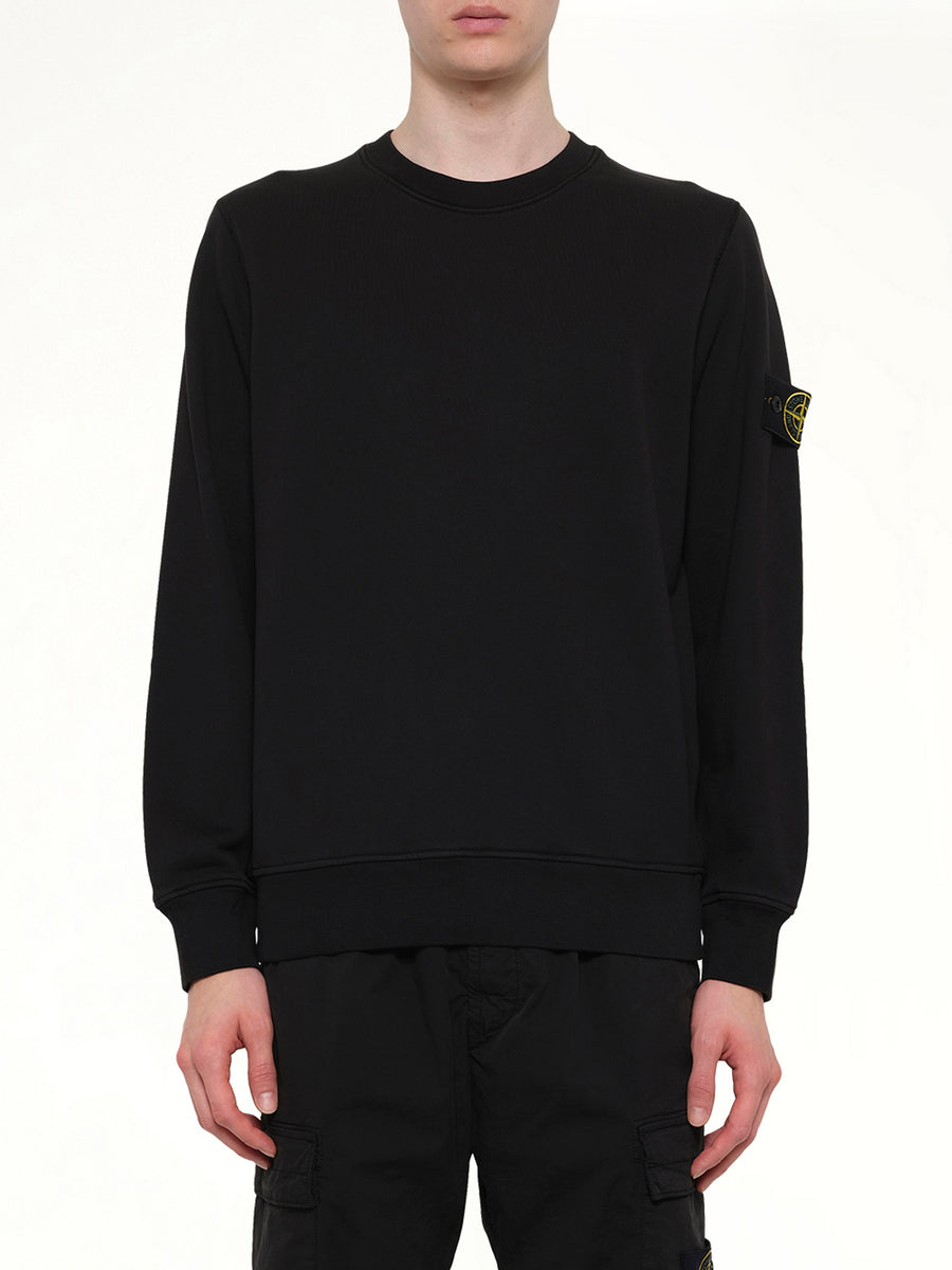6100060 Organic Cotton Sweatshirt in Black