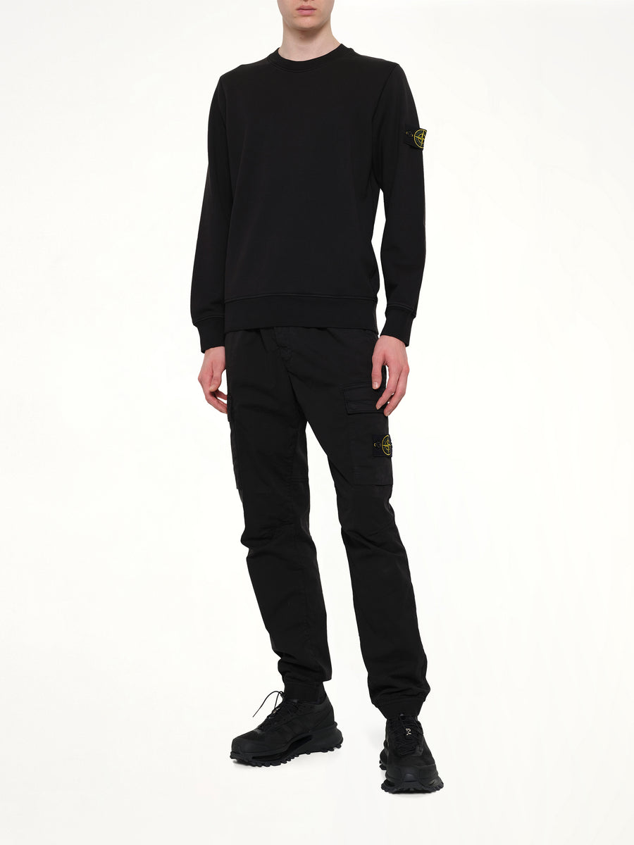 6100060 Organic Cotton Sweatshirt in Black