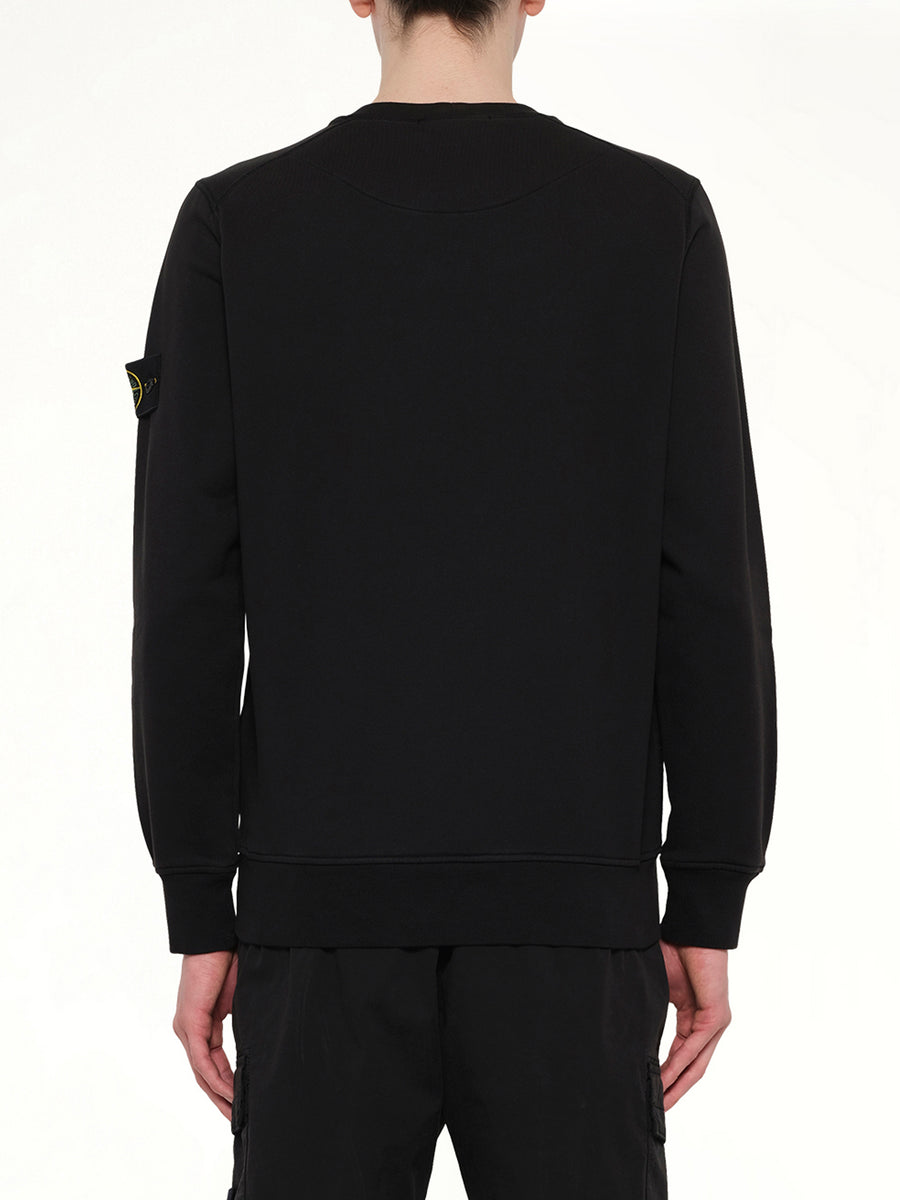 6100060 Organic Cotton Sweatshirt in Black