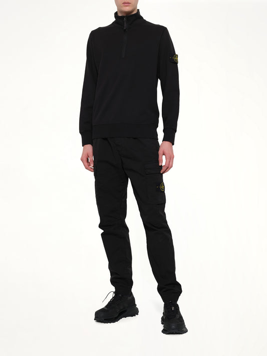 6100070 LS Polo in Black