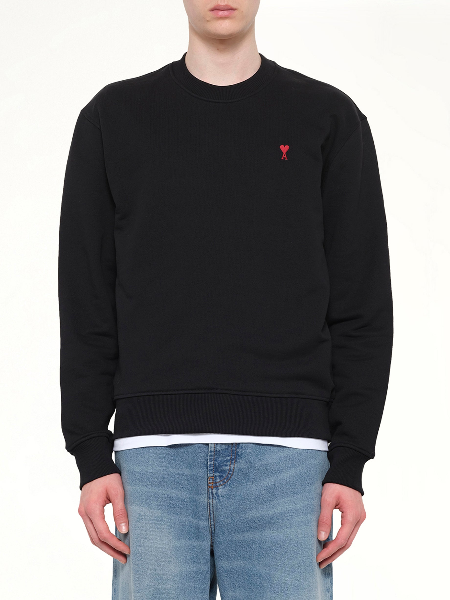 Red Ami De Coeur Sweatshirt in Black