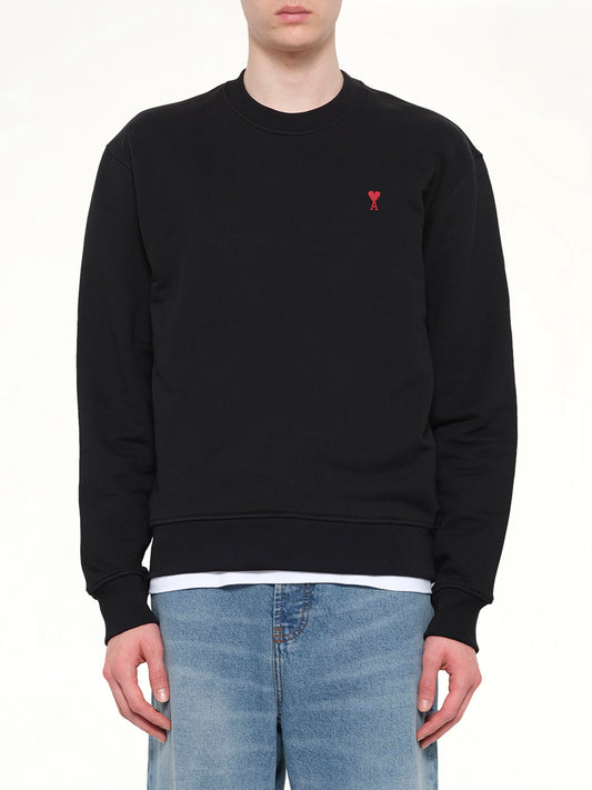 Red Ami De Coeur Sweatshirt in Black