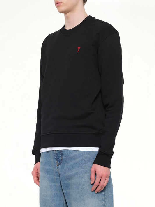 Red Ami De Coeur Sweatshirt in Black
