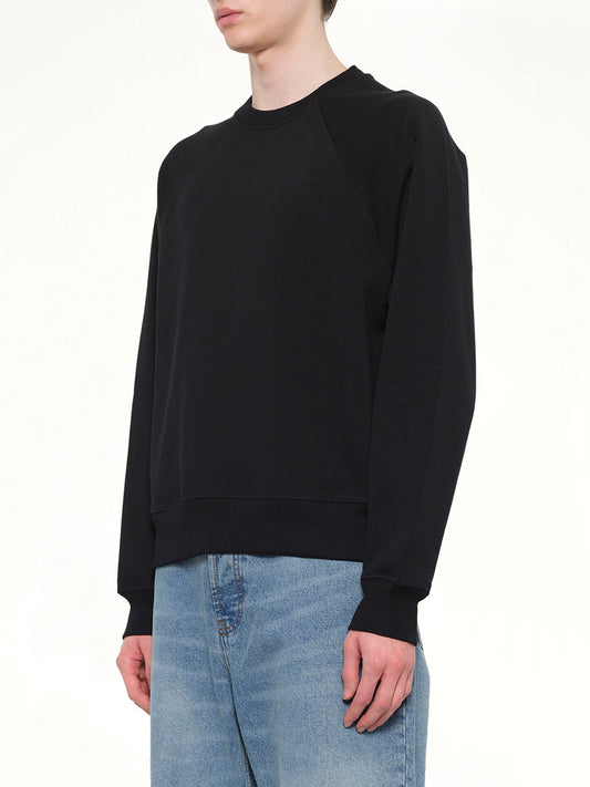 Small Embossed ADC Sweatshirt in Black